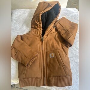Carhartt Tan Hooded Jacket